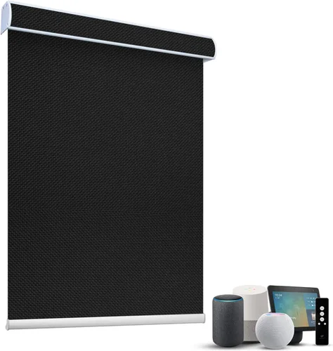 Miniatura 68 de SmartWings Persianas Motorizadas con Sombras para Ventana Control Remoto Funciona con Thread Apple Homekit Z-Wave Alexa 100% Blackout de Doble Cara