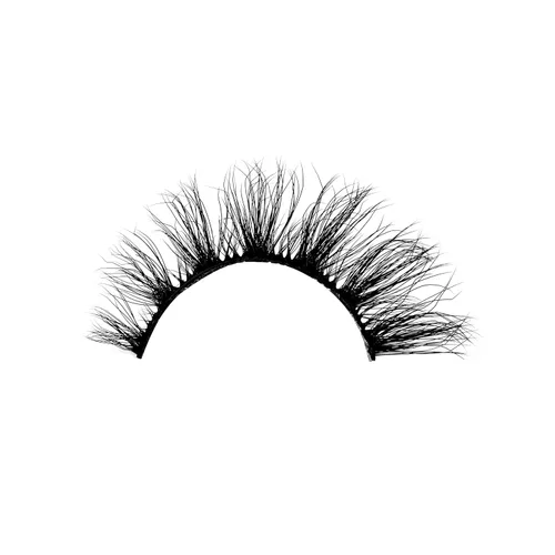 Miniatura 521 de Pooplunch - Pestañas postizas finas de visón sintético, estilo ojo de gato, naturales, cruzadas, tipo racimo, efecto 8D de volumen, tiras