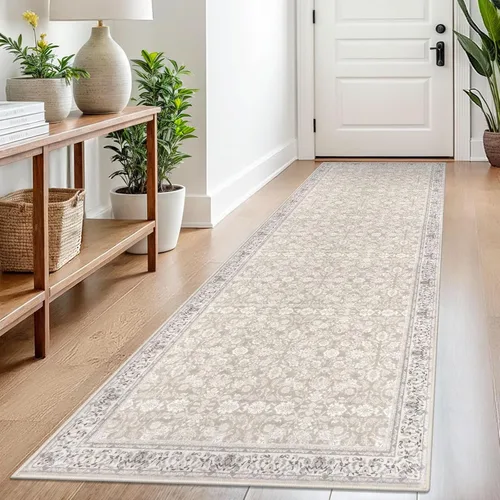 Miniatura 84 de SIILOOM Alfombra antideslizante de pasillo moderna de 2 x 5, súper suave, para pasillos, decoración para cocina, alfombras para pasillos sin 2-Verde