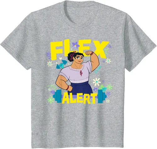 Miniatura 47 de Disney Encanto Luisa Madrigal Flex Alert Camiseta, Negro