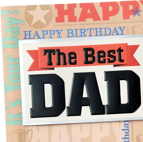 Miniatura 5 de Tarjeta de cumpleaños Hallmark para padre (El mejor tipo de papá)