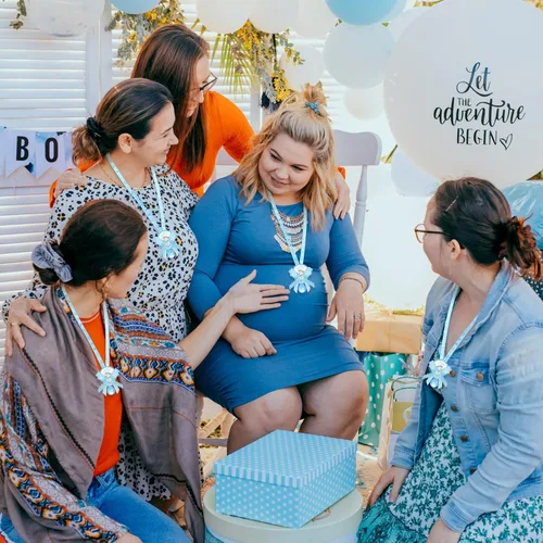 Miniatura 5 de Remuuly 60 piezas de chupetes de baby shower, lindo elefante acrílico, chupete de regalo de fiesta, chupetes para niñas, niños, baby shower, fiesta