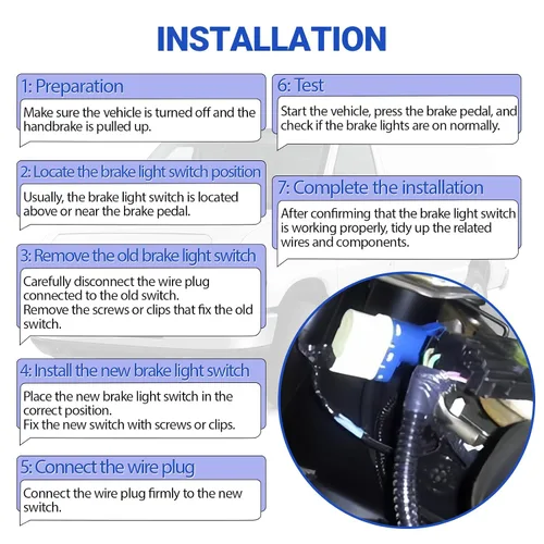 Miniatura 5 de Interruptor de luz de freno para Ford F150 F250 F350 Focus Mazda 2 3 5 6 Lincoln MKC MKT 8T4T-9G854-AA 4838697