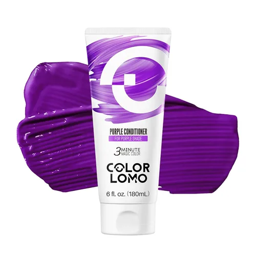 Miniatura 18 de COLORLOMO Tinte Semipermanente para el Cabello - Acondicionador Depositante de Color de 6 oz con Manteca de Karité y Aceite de Almendras - Azul