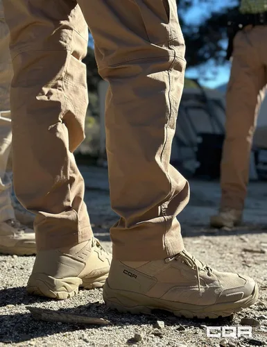 Miniatura 6 de CQR Botas tácticas impermeables para hombre, botas militares EDC ligeras de 6 pulgadas, botas de combate duraderas para exteriores