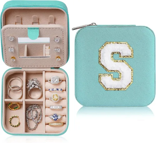 Parima Regalos de despedida de soltera para mujeres, regalos de dama de honor para mujer, regalos únicos Esenciales de viaje de boda pequeño joyero