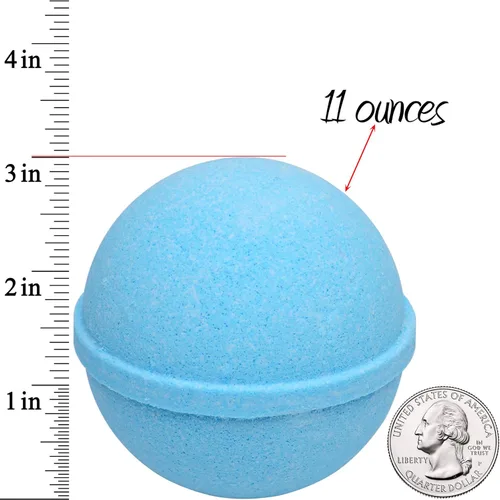 Miniatura 4 de Ocean Breeze - Juego de 2 bombas de baño de lavanda con anillo sorpresa tamaño 7 en el interior, cada uno fabricado en Estados Unidos