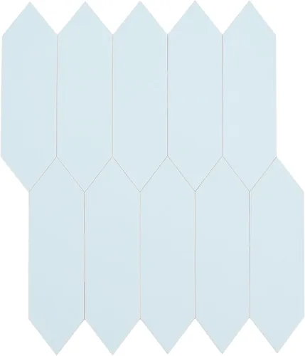 Miniatura 11 de Azulejo negro para salpicaduras de piquete, aspecto de cerámica, largo hexágono autoadhesivo para pared de cocina y baño, paquete de 6