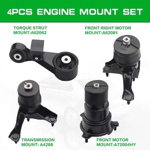 Kit de montaje de motor y transmisión compatible con 2012-2017 Camry 2.5L con transmisión automática, reemplaza OE 123720H090 123630V031 123620V060