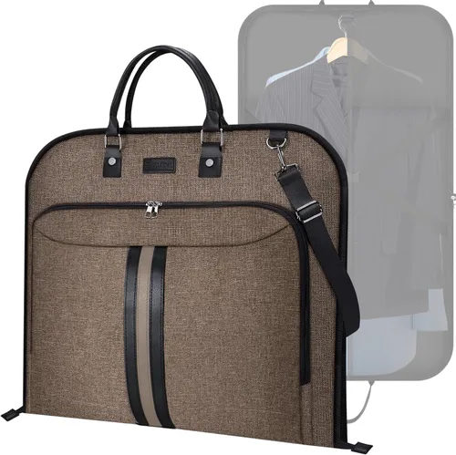 Miniatura 11 de Bolsa de ropa de viaje BALEINE, bolsa de traje de viaje para hombres, bolsa de ropa de 42'' impermeable para llevar, bolsa de ropa de viaje