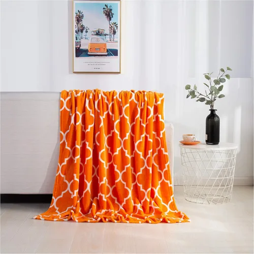 Miniatura 7 de Elegant Comfort Velvet Touch Ultra Lujosa Manta/Frazada de Vellón con Estampado Navideño de Vacaciones - 50 x 60 pulgadas, (Flor de Pascua), 50 x 60