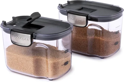 Miniatura 13 de Progressive International ProKeeper+ Juego de recipientes de almacenamiento de alimentos de plástico transparente herméticos para la cocina