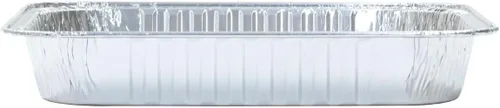 Miniatura 3 de Dynamic Sartén de aluminio resistente (paquete de 24) bandeja de 17.98 x 13.23 x 2.83 pulgadas, para asar, tamaño compacto, apto para horno