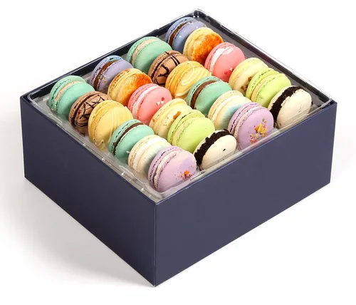 Miniatura 14 de Macarons franceses de lujo, galletas europeas, cestas de regalo, caja de chocolate, aperitivos, paquete variado, condolencias, aniversario, mejorar