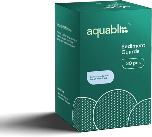 Miniatura 3 de Almohadillas de sedimento para filtro de ducha AquaBliss - Protege tu piel y cabello del óxido, polvo, arena y otras impurezas en tu agua.