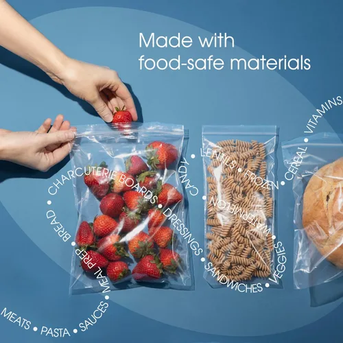 Miniatura 4 de Spartan Industrial - 2” X 4” (1000 unidades) 2 Mil Bolsas de plástico transparentes con cierre reutilizables de 2 mil con cremallera de cierre