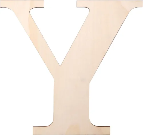 Miniatura 29 de Letra de madera de 12 pulgadas, letras de madera para decoración de pared, letras de madera en blanco sin terminar de 1/5 pulgadas para decoración