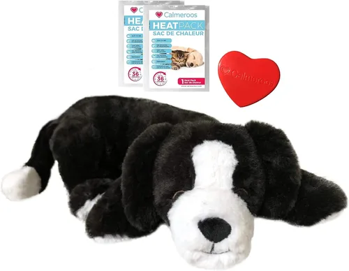 Juguete de peluche con latido del corazón, juguetes calmantes para aliviar la ansiedad para cachorros y gatitos, latido del corazón en una felpa