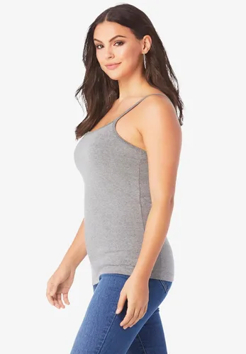 Miniatura 3 de Roaman's Cami de talla grande para mujer con brasier integrado y correas ajustables