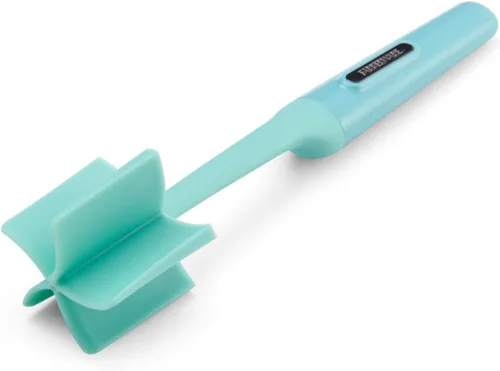 Miniatura 2 de Farberware Triturador de carne y patatas de nailon resistente al calor, seguro para utensilios de cocina antiadherentes, cielo aguamarina