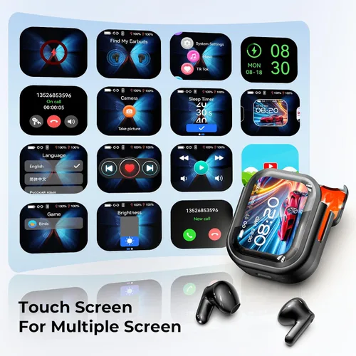 Miniatura 3 de NE20 Auriculares de traducción AI en 135 idiomas en tiempo real de 2 vías con traductor de voz, Bluetooth 6.0 comodidad de oído abierto, música