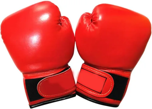 Miniatura 11 de Garneck Guantes de boxeo para niños, guantes de entrenamiento, guantes de entrenamiento Junior Punch PU cuero relleno de esponja para niños pequeños