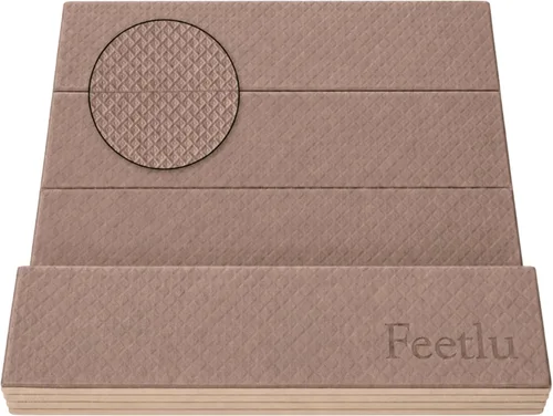 Esterilla plegable para ejercicios de yoga, ligera, antideslizante y fácil de almacenar para yoga, pilates, entrenamientos en casa y ejercicios de