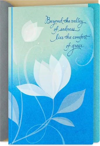 Miniatura 10 de Hallmark - Tarjeta de condolencias (papel de aluminio dorado, ágata)