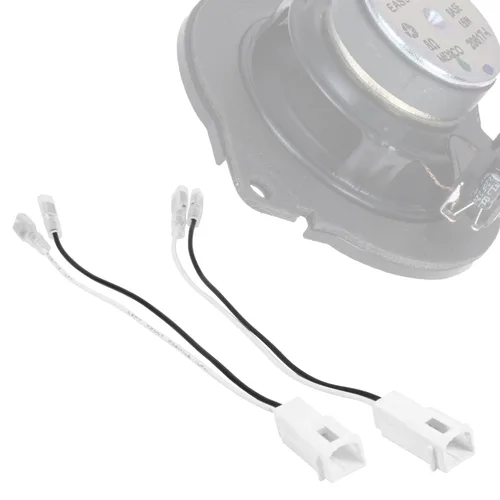 Miniatura 2 de G 72-7902 Arnés de altavoz para tweeters delanteros de tablero Adaptador conector enchufe de reemplazo para Dodge Ram Jeep Chrysler 2005-2022 Cable