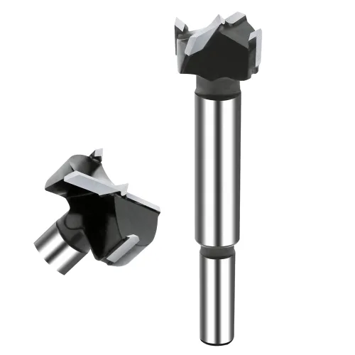 Miniatura 19 de Broca Forstner de carburo de 1/4 pulgada, broca Forstner con punta de carburo de 6 mm para madera dura, juego de sierras de perforación para madera
