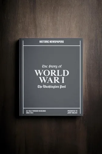 Miniatura 7 de Signature gifts Libro de historia de periódico de guerra personalizado – Regalo educativo de recuerdo de guerra contado a través de la cobertura
