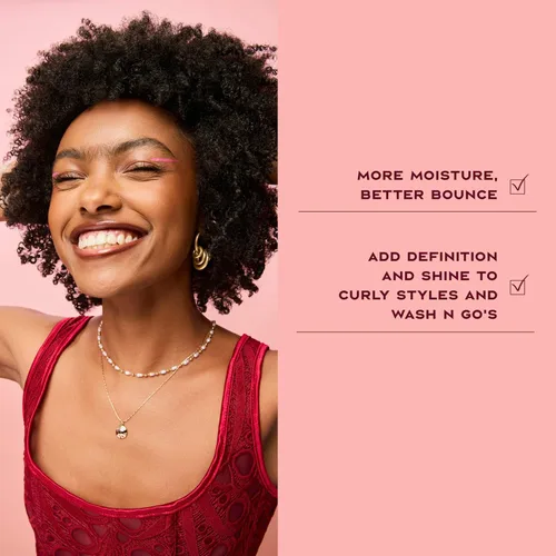 Miniatura 7 de SheaMoisture Curl & Style Milk Coco e Hibisco con Proteína de Seda y Aceite de Neem para Cabello Grueso, Definido y Rizado Comercio Justo, Sin
