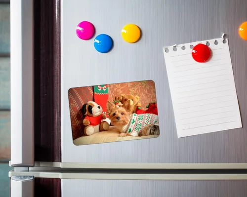 Miniatura 4 de Tu imán cuadrado personalizado Foto magnética cuadrada para decoración especial del hogar, escuela, oficina, cocina, nevera, guarda tus mejores
