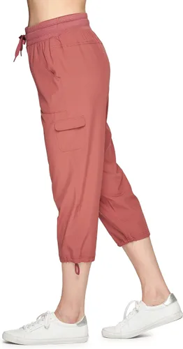 Miniatura 5 de RBX - Pantalón capri deportivo con cordónligero con bolsillos y estilo cargo para mujer