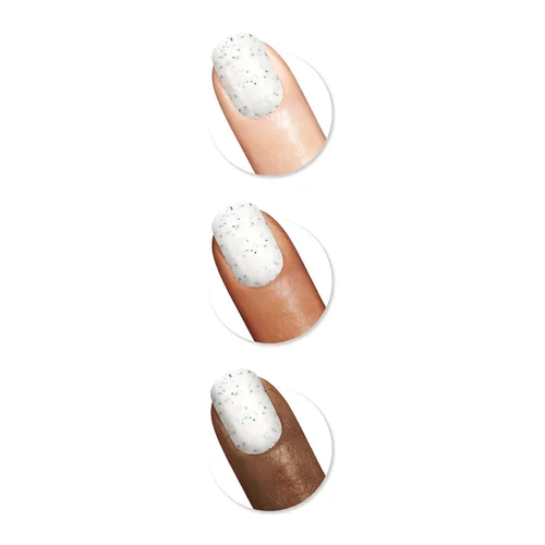 Miniatura 3 de Sally Hansen Miracle Gel - Esmalte de uñas de calidad de salón navideño, fórmula similar al gel, sistema de dos pasos, no necesita luz UV, larga