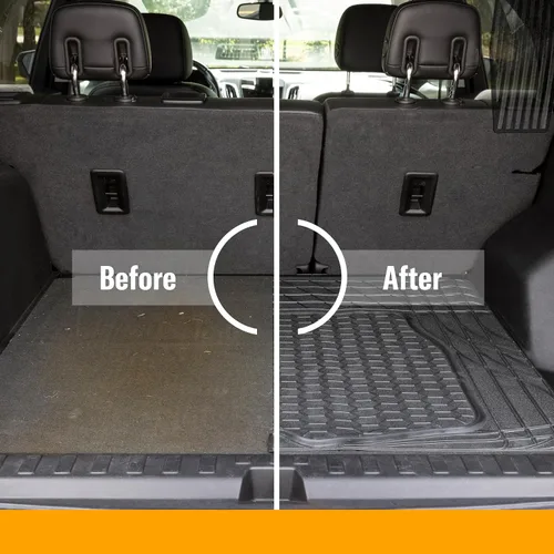 Miniatura 3 de Armor All Alfombrilla de carga resistente, alfombrilla de ajuste universal para automóviles, camiones, SUV, color negro