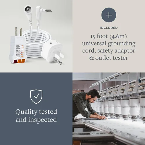 Miniatura 7 de Sábana ajustable GroundLuxe de fibra de plata 10% orgánica