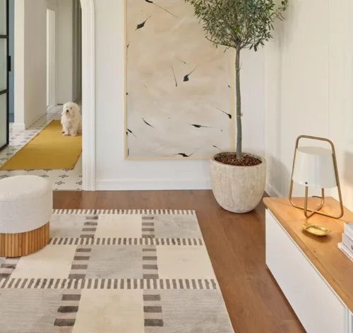 Miniatura 12 de Revival Rugs Comb - Alfombra de pasillo de 3 x 9 pies para pasillo y entrada, lavable, 100% reciclada, certificado Oeko-TEX, moderna, pelo mediano