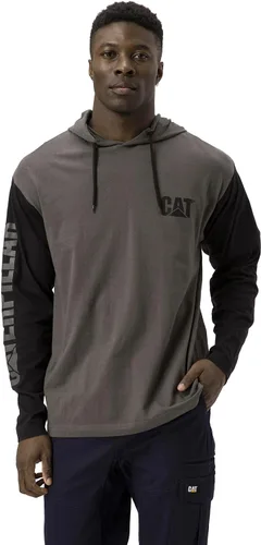 Miniatura 16 de Caterpillar Camisas largas con capucha para hombre con protección UPF 50, control de humedad y logotipo de gato en la manga
