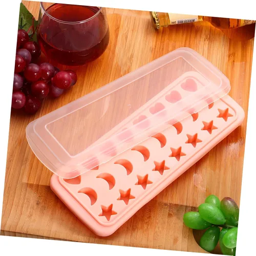 Miniatura 9 de OSALADI Molde de silicona para cubitos de hielo, moldes de chocolate con forma de estrella de cavidad, molde de jabón, moldes para hornear, molde