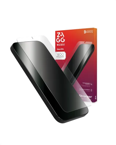 Miniatura 10 de ZAGG Glass+ - Protector de pantalla para Samsung Galaxy Z Flip7 (solo pantalla frontal), 3 veces más fuerte, resistente a los arañazos, resistente a