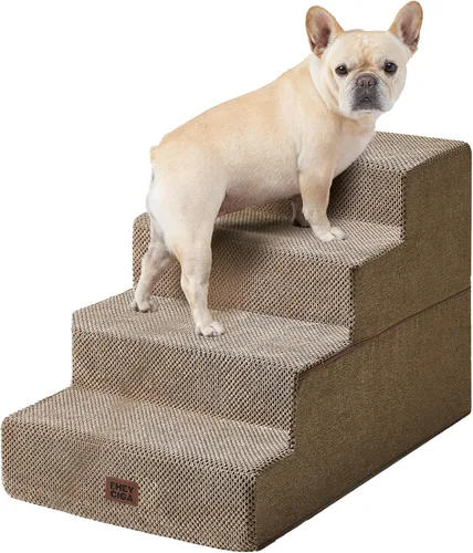 Miniatura 23 de EHEYCIGA Escaleras para perros pequeños de 13.5 pulgadas de alto, escalones para perros de 3 escalones para sofá y silla, escalones para mascotas