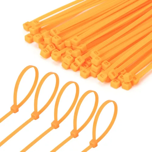 Miniatura 28 de Armpow Brida de cremallera púrpura de 6 pulgadas, 1000 unidades, 18 libras, brida de cremallera pequeña a media, brida de nailon PA66 resistente a