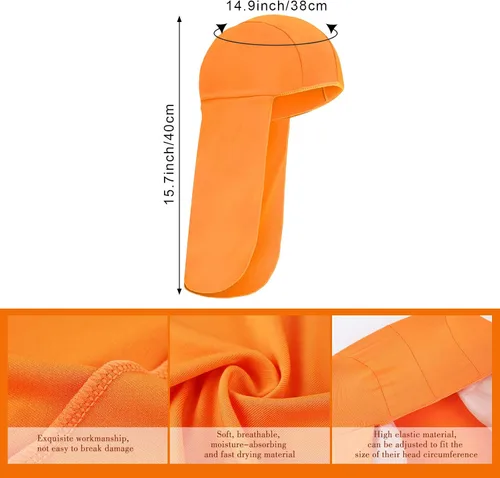 Miniatura 3 de 6 piezas elásticas resistentes para el cuello, protección UV, protector de cuello para cubrir el cuello para pesca, equitación