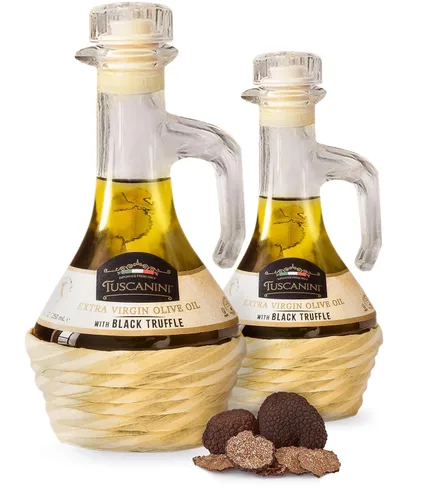 Miniatura 7 de Tuscanini Aceite de oliva virgen extra con infusión de ajo, 8.5 fl oz (paquete de 2), importado de Italia, prensado en frío, sabor lujoso, todo