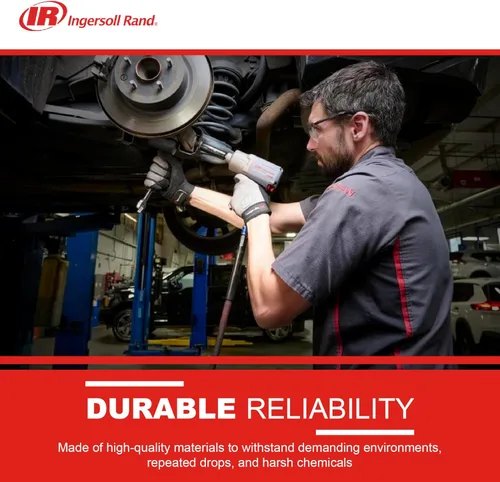 Miniatura 4 de Ingersoll Rand 2235QTiMAX Llave de impacto neumática de transmisión de 1/2 pulgada con tecnología silenciosa