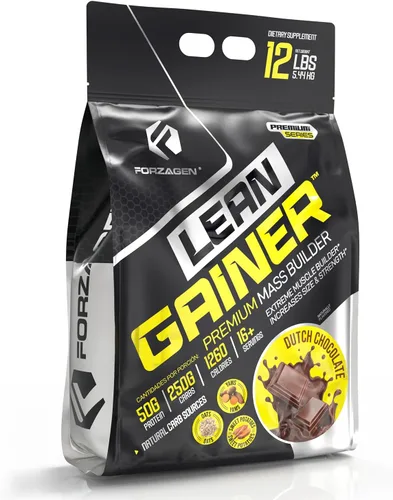 Forzagen Lean Gainer Construyedor de Masa Premium | Polvo de Proteína Ganador de Masa para Hombres y Mujeres | Proteína de Alta Caloría, Ganancia de