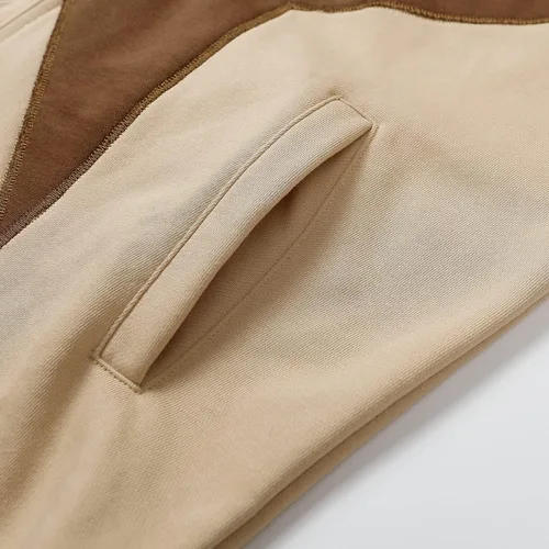 Miniatura 5 de Aelfric Eden Sudadera de gran tamaño con capucha de esqueleto con cremallera para hombre, sudadera con capucha vintage con cuello redondo