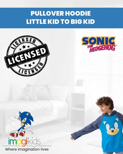 Miniatura 2 de SEGA Tails Sonic The Hedgehog Knuckles - Sudadera con capucha para niños pequeños y grandes