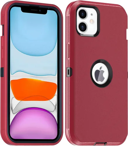 Miniatura 9 de AICase Funda para iPhone 11, resistente protección contra caídas, cuerpo completo, resistente, a prueba de golpes, militar, resistente, duradera